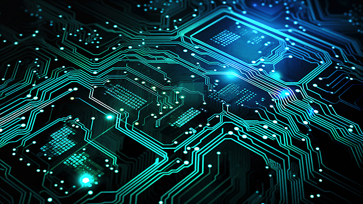 JPG 편집이미지 사람없음 빛 회로판 반도체 청록색 메인보드 전자부품 이미지편집 편집실사 AI컴퓨터그래픽 AI콘텐츠 컬러 부속품 CG 파일형식