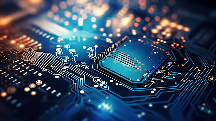 JPG 편집이미지 사람없음 파란색 빛 회로판 보케 반도체 메인보드 전자부품 이미지편집 편집실사 AI컴퓨터그래픽 AI콘텐츠 컬러 부속품 CG 파일형식