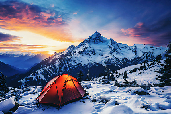 JPG 구름 편집이미지 겨울 자연 풍경 사람없음 햇빛 설원 일몰 캠핑 눈 설산 눈덮임 편집실사 AI포토 AI콘텐츠 자연요소 계절 컨셉 레저 날씨 산 눈_날씨 태양 노을 CG 생태계 파일형식