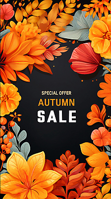 편집이미지 배너 열매 꽃 낙엽 나뭇잎 프레임 사람없음 쇼핑 세일 주황색 가을 풀 이미지편집 AI파일 식물 계절 컬러 잎 파일형식 벡터