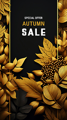 편집이미지 배너 열매 단풍 낙엽 나뭇잎 프레임 사람없음 쇼핑 세일 검은색 금색 가을 이미지편집 AI파일 식물 계절 컬러 잎 파일형식 벡터