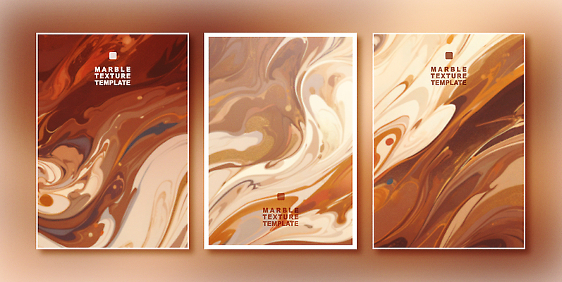 곡선 일러스트 추상 사람없음 세트 갈색 고급 질감 웨이브 대리석 마블링 국내일러스트 AI파일 선 컬러 컨셉 무늬 재료 파일형식 벡터