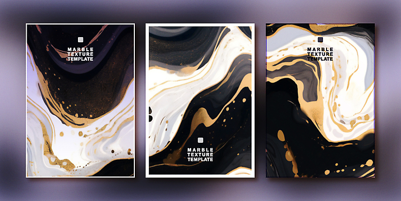 곡선 일러스트 추상 사람없음 세트 검은색 흰색 고급 질감 웨이브 대리석 마블링 국내일러스트 AI파일 선 컬러 컨셉 무늬 재료 파일형식 벡터