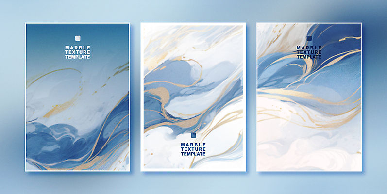 곡선 일러스트 추상 사람없음 파란색 세트 고급 질감 웨이브 대리석 마블링 국내일러스트 AI파일 선 컬러 컨셉 무늬 재료 파일형식 벡터