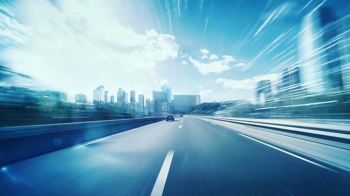 JPG 구름 편집이미지 도로 자동차 하늘 빌딩 사람없음 건물 파란색 도시 디지털합성 속도 장노출 편집실사 AI컴퓨터그래픽 AI콘텐츠 자연요소 건축물 길 육상교통 컬러 교통시설 촬영기법 CG 파일형식