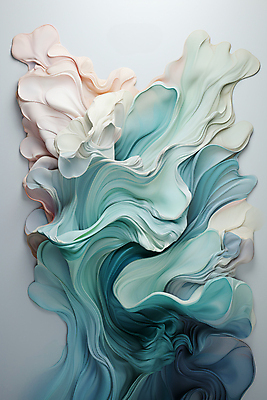 JPG 편집 편집이미지 곡선 추상 사람없음 디지털합성 웨이브 결 민트색 파스텔톤 편집소스 이미지편집 편집실사 AI컴퓨터그래픽 AI콘텐츠 선 컬러 무늬 CG 파일형식