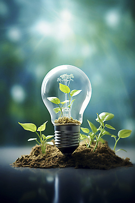 JPG 편집이미지 지구 전구 자연 사람없음 빛 새싹 환경 흙 회복 편집실사 AI컴퓨터그래픽 AI콘텐츠 식물 컨셉 CG 생태계 파일형식