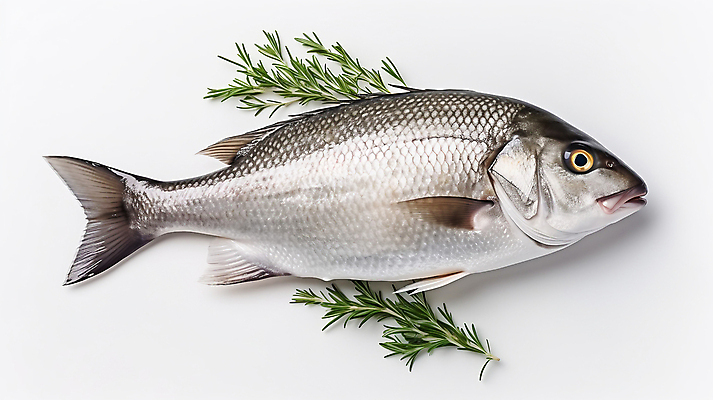 JPG 편집이미지 한마리 어류 사람없음 신선 은색 민물고기 해산물 디지털합성 로즈메리 편집실사 AI포토 AI콘텐츠 1 컬러 수중동물 허브 CG 파일형식