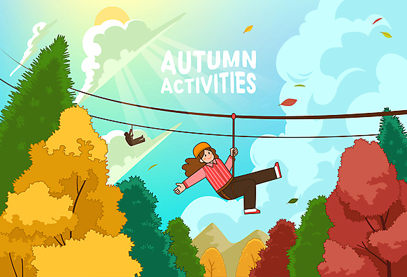 전신 구름 여자 실루엣 단풍 낙엽 일러스트 하늘 단풍나무 산 사람모양 매달리기 한명 성인 햇빛 태양 가을 성인여자한명만 짚트랙 액티비티 국내일러스트 AI파일 자연요소 모양 나무 1 계절 잎 모션 촬영기법 사람 레포츠 여자한명만 성인여자만 파일형식 벡터