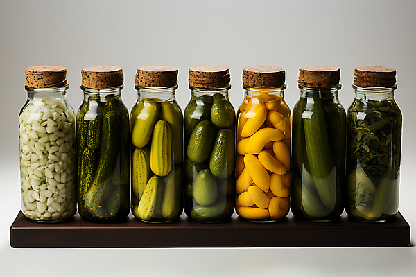 JPG 편집이미지 음식 유리병 오이 사람없음 가득함 담기 피클 오이절임 편집실사 AI포토 AI콘텐츠 채소 모션 병_용기 CG 절임 파일형식