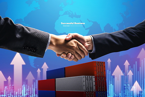 PSD 편집이미지 손 화살표 세계지도 비즈니스 그래프 악수 협상 신체부위 파란색 글로벌 거래 컨테이너 계약 무역 상승 미래산업 이미지편집 산업 컬러 컨셉 지도 사람 손짓 세계 파일형식