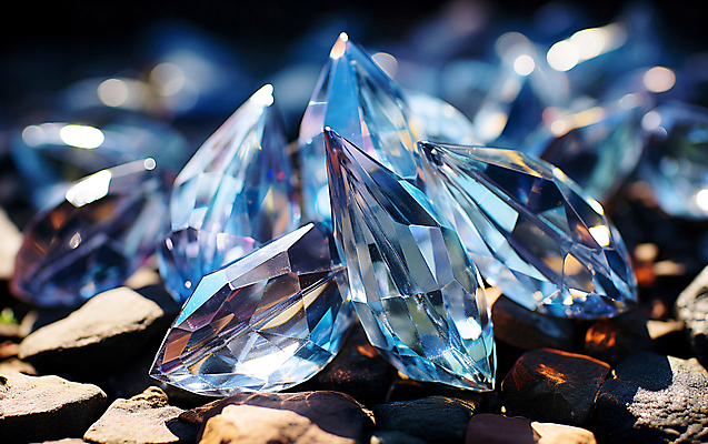 JPG 편집이미지 사람없음 빛 반짝임 크리스탈 광석 보석 디지털합성 편집실사 AI포토 AI콘텐츠 모션 CG 파일형식