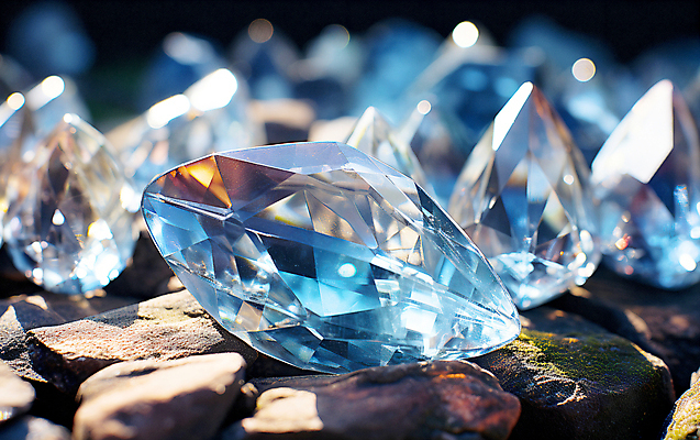 JPG 편집이미지 사람없음 빛 반짝임 크리스탈 광석 보석 디지털합성 편집실사 AI포토 AI콘텐츠 모션 CG 파일형식