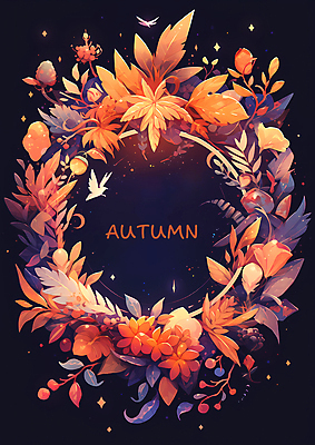 PSD 편집이미지 배너 포스터 단풍 낙엽 사람없음 주황색 가을 디지털합성 초대장 초대 이미지편집 계절 컬러 잎 카드_감사 파일형식