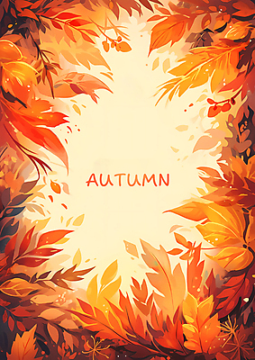 PSD 편집이미지 배너 포스터 단풍 낙엽 사람없음 주황색 가을 디지털합성 초대장 초대 이미지편집 계절 컬러 잎 카드_감사 파일형식