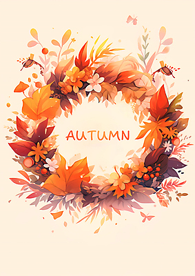 PSD 편집이미지 배너 포스터 단풍 낙엽 사람없음 주황색 가을 디지털합성 초대장 초대 이미지편집 계절 컬러 잎 카드_감사 파일형식