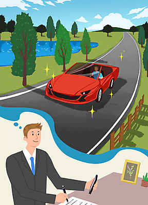 PSD 나무 구름 남자 길 호수 일러스트 상상 자동차 하늘 들기 상반신 성인 두명 반짝임 스마트폰 사무실 희망 드라이브 운전 기록 업무 비즈니스맨 스포츠카 성인남자만 국내일러스트 자연요소 식물 감정 육상교통 비즈니스 모션 사람 핸드폰 스마트기기 작업 직장인 남자만 성인만 파일형식