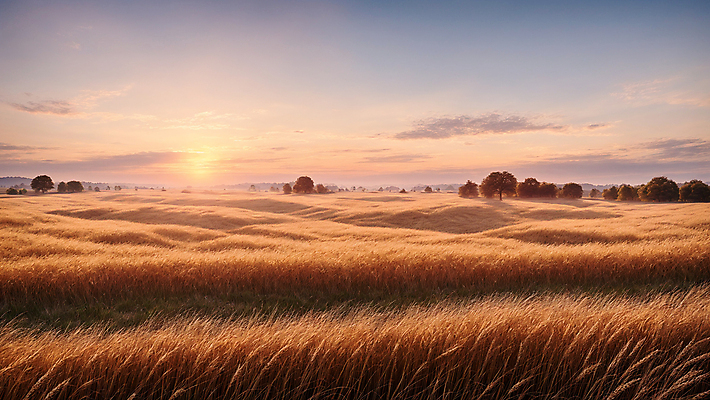 JPG 구름 편집이미지 밭 자연 하늘 곡류 풍경 사람없음 일몰 추수 가을 디지털합성 편집실사 AI포토 AI콘텐츠 자연요소 계절 농업 노을 CG 생태계 파일형식