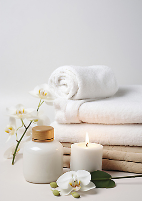 JPG 편집이미지 꽃 초 휴식 사람없음 수건 흰색 피부관리 힐링 스파용품 에스테틱 회복 편집실사 AI포토 AI콘텐츠 식물 컬러 컨셉 위생용품 뷰티 스파 CG 오브젝트 파일형식