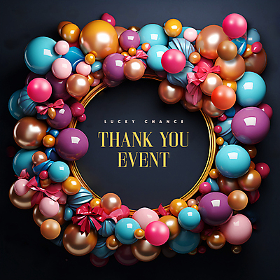 PSD 편집이미지 리본 프레임 이벤트 사람없음 컬러풀 축하 원형 입체 감사 풍선 카피스페이스 이미지편집 도형 감정 컬러 컨셉 공백 파일형식