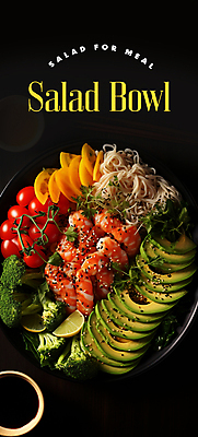 PSD 편집이미지 그릇 영어 포스터 채소 방울토마토 파스타 타이포그라피 사람없음 샐러드 신선 메뉴 아보카도 파스타샐러드 이미지편집 문자 식기 음식 토마토 과일 서양음식 파일형식