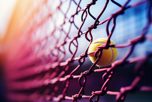 JPG 편집이미지 사람없음 테니스장 테니스공 철조망 편집실사 AI포토 AI콘텐츠 공 스포츠시설 테니스용품 CG 파일형식