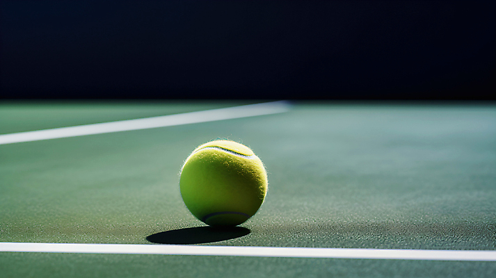 JPG 편집이미지 사람없음 초록색 테니스장 테니스공 편집실사 AI포토 AI콘텐츠 컬러 공 스포츠시설 테니스용품 CG 파일형식