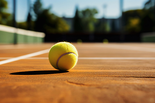 JPG 편집이미지 사람없음 야외 테니스장 테니스공 편집실사 AI포토 AI콘텐츠 공 스포츠시설 테니스용품 CG 파일형식