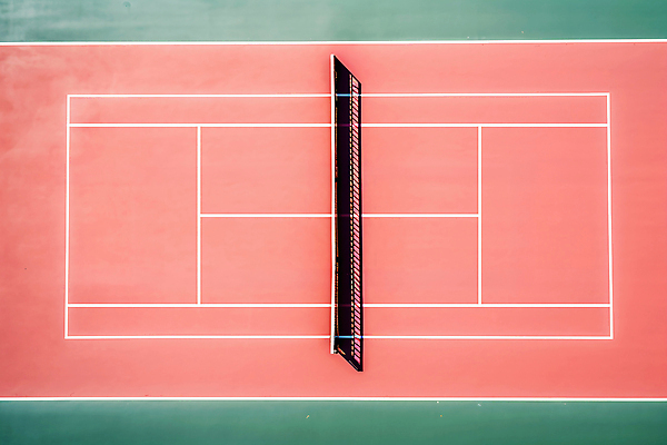 JPG 편집이미지 사람없음 빨간색 초록색 네트 테니스장 편집실사 AI포토 AI콘텐츠 스포츠 컬러 스포츠시설 CG 파일형식