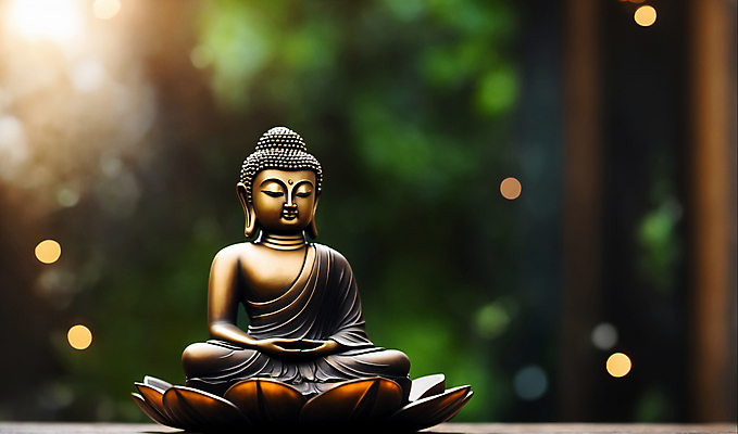 JPG 편집이미지 불교 사람없음 햇빛 동상 불상 불교용품 보케 부처 빛망울 편집실사 AI포토 AI콘텐츠 종교 종교용품 빛 태양 조형물 CG 기념물 파일형식