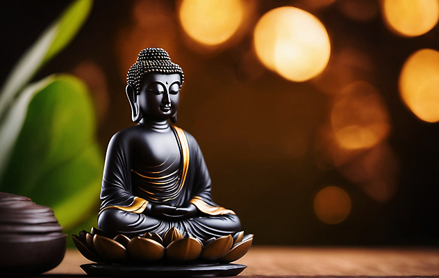 JPG 편집이미지 불교 사람없음 동상 불상 불교용품 보케 부처 빛망울 편집실사 AI포토 AI콘텐츠 종교 종교용품 빛 조형물 CG 기념물 파일형식