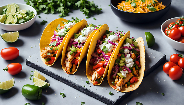 JPG 편집이미지 방울토마토 사람없음 디지털합성 라임 멕시코음식 타코 맛있는 편집실사 AI포토 AI콘텐츠 토마토 과일 서양음식 CG 파일형식