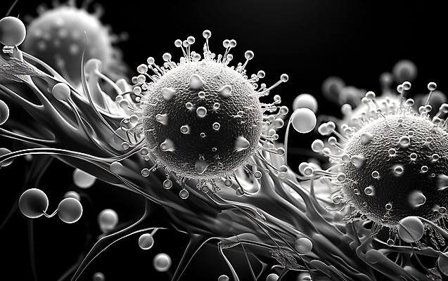 JPG 편집이미지 현미경 근접촬영 사람없음 확대 디지털합성 수분_꽃가루 편집실사 AI컴퓨터그래픽 AI콘텐츠 뷰포인트 실험기구 CG 파일형식