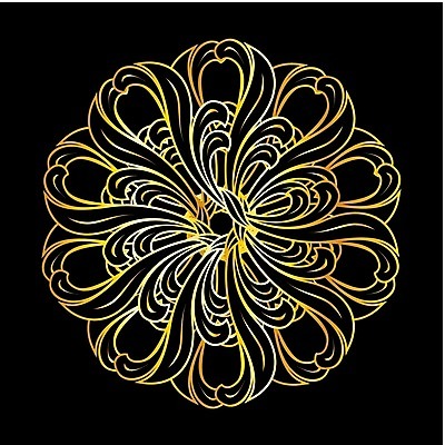 EPS 해외이미지 디자인 꽃 백그라운드 잎 꽃무늬 패턴 곡선 일러스트 추상 미술 사람없음 그래픽 장식 검은색 희망 화려 우아함 묘사 공상 대칭 아라베스크 엘리먼트 스타일 해외202004 해외일러스트 식물 감정 선 컬러 컨셉 무늬 문화예술 파일형식 벡터