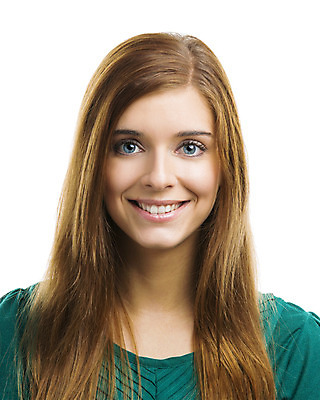 포토 JPG 해외이미지 백인 1 여자 행복 감정 얼굴 백그라운드 한명 사람 10대 금발 흰색 표현 고립 해외202004 해외포토 서양인 헤어스타일 컬러 청소년 신체부위 파일형식