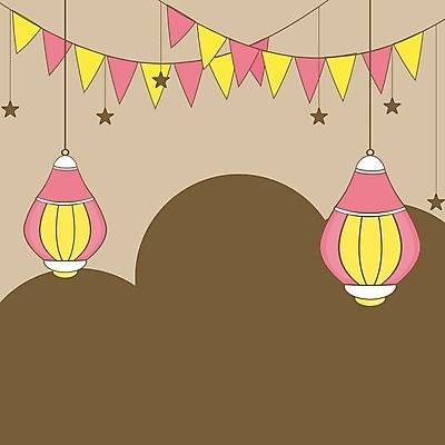 EPS 해외이미지 전통 배너 포스터 별 종교 문화 백그라운드 일러스트 휴가 축제 기도 등불 램프 축하 이슬람교 기회 커뮤니티 단식 아랍어 해외202004 해외일러스트 자연요소 컨셉 조명 파일형식 벡터