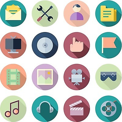 EPS 해외이미지 클립아트 손 디자인 일러스트 버튼 그래픽 세트 헤드폰 텔레비전 웹 공구 깃발 플랫 편지 수집 심볼 영화 사인 폴더 커서 시스템 UI 엘리먼트 인터페이스 프로그램 사용자 해외202004 해외일러스트 음향기기 인터넷 문화예술 신체부위 전자제품 도구 파일 파일형식 벡터