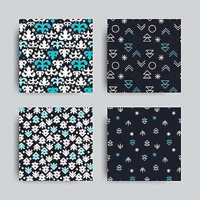 EPS 해외이미지 모양 나무 디자인 행복 백그라운드 컨셉 크리스마스 겨울 패턴 일러스트 미술 사람없음 장식 파란색 축제 패턴백그라운드 흰색 축하 12월 해외202004 해외일러스트 식물 계절 기념일 감정 컬러 무늬 문화예술 날짜 파일형식 벡터