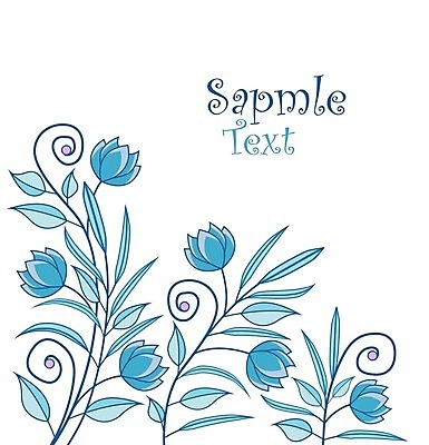 EPS 해외이미지 디자인 꽃잎 꽃 백그라운드 잎 꽃무늬 일러스트 기념 미술 사람없음 그래픽 장식 파란색 흰색 축하 화려 그림 엽서 초대 해외202004 해외일러스트 식물 컬러 컨셉 무늬 문화예술 편지 파일형식 벡터