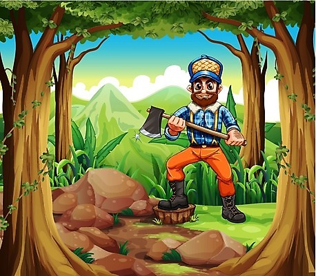 EPS 해외이미지 주간 나무 식물 구름 남자 무기 잎 일러스트 자연 하늘 산 수염 선물 미소 사람 소년 성인 야외 그래픽 초록색 환경 장비 숲 만화 콧수염 그림 생태계 날카로움 포도나무 도끼 암초 잭 자원 잡동사니 내추럴 벌목 옛날 철강 해외202004 해외일러스트 자연요소 어린이 컬러 표정 과일나무 파일형식 벡터