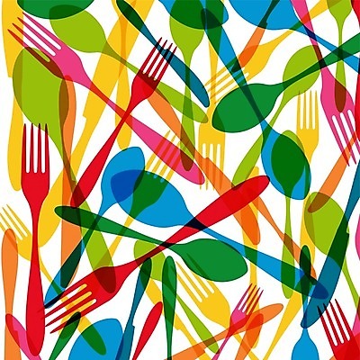 EPS 해외이미지 포크 일러스트 사람없음 숟가락 나이프 해외202004 해외일러스트 식기 수저 칼 파일형식 벡터