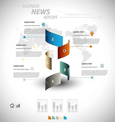EPS 해외이미지 템플릿 디자인 백그라운드 일러스트 비즈니스 통신 통계 사람없음 그래픽 컬러풀 자료 인포그래픽 정보 네트워크 분석 보고서 레이아웃 문서 단계 엘리먼트 인터페이스 인터랙티브 해외202004 해외일러스트 컬러 컨셉 파일형식 벡터