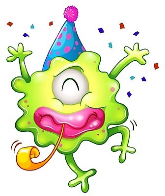 EPS 해외이미지 캐릭터 일러스트 사람없음 꽃가루 몬스터 해외202004 해외일러스트 일러캐릭터 가루 파일형식 벡터