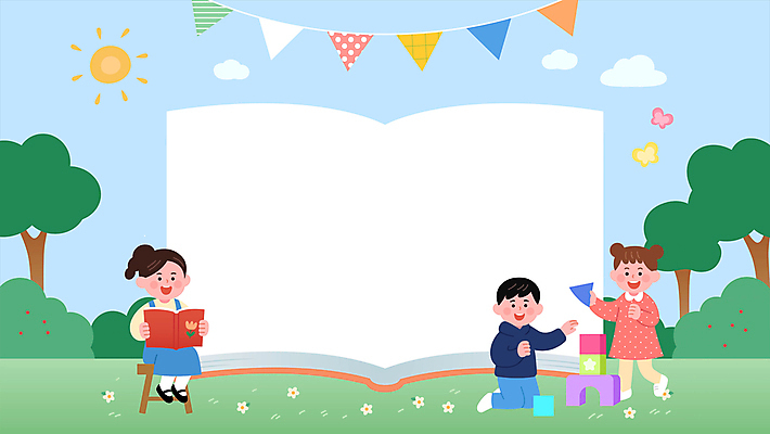 전신 나무 여자 남자 꽃 어린이 놀이 프레임 서기 들기 사람 앉기 소녀 소년 책 세명 장난감 독서 유치원생 무릎꿇기 가랜드 블록쌓기 어린이만 카피스페이스 모션그래픽 MP4 MOV 식물 모션 쌓기 공백 블록 파티용품 동영상 파일형식