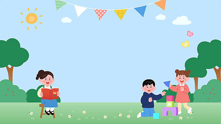 전신 나무 여자 남자 꽃 어린이 놀이 서기 들기 사람 앉기 소녀 소년 책 세명 장난감 독서 유치원생 무릎꿇기 가랜드 블록쌓기 어린이만 카피스페이스 모션그래픽 MP4 MOV 식물 모션 쌓기 공백 블록 파티용품 동영상 파일형식