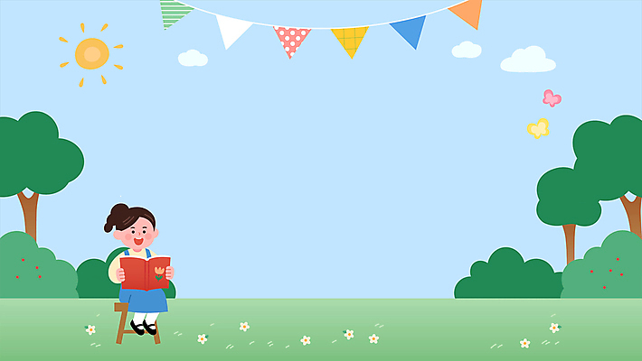 전신 나무 여자 꽃 어린이 하늘 프레임 한명 들기 사람 앉기 소녀 책 독서 유치원생 가랜드 소녀한명만 모션그래픽 MP4 MOV 식물 1 모션 파티용품 동영상 여자한명만 소녀만 파일형식