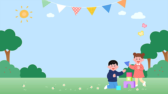 전신 나무 여자 남자 꽃 어린이 놀이 서기 사람 앉기 소녀 소년 두명 장난감 유치원생 무릎꿇기 가랜드 블록쌓기 어린이만 모션그래픽 MP4 MOV 식물 모션 쌓기 블록 파티용품 동영상 파일형식