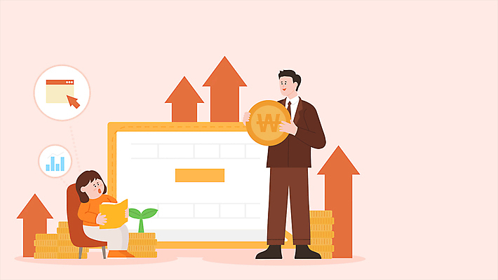 전신 여자 교육 남자 화살표 어린이 의자 들기 사람 앉기 정장 소녀 성인 두명 책 금융 마주보기 동전 경제교육 계좌 동전탑 모션그래픽 MP4 MOV 옷 가구 돈 모션 경제 쌓기 동영상 파일형식