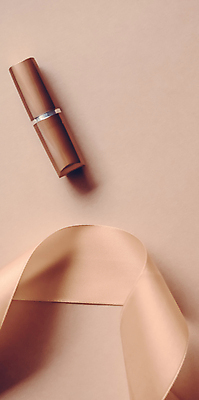 포토 JPG 해외이미지 리본 사람없음 뷰티 화장품 립스틱 오브젝트 살구색 해외202309 해외포토 컬러 파일형식