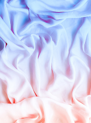 포토 JPG 해외이미지 디자인 분홍색 하늘색 백그라운드 사람없음 화려 고급 실크 부드러움 그라데이션 파스텔톤 해외202309 해외포토 컬러 컨셉 파란색 직물 감각 파일형식